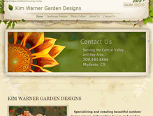 Tablet Screenshot of kwgardendesigns.com